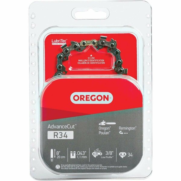 Oregon Cutting Oregon AdvanceCut 8 In. 90PX Polesaw Chain R34